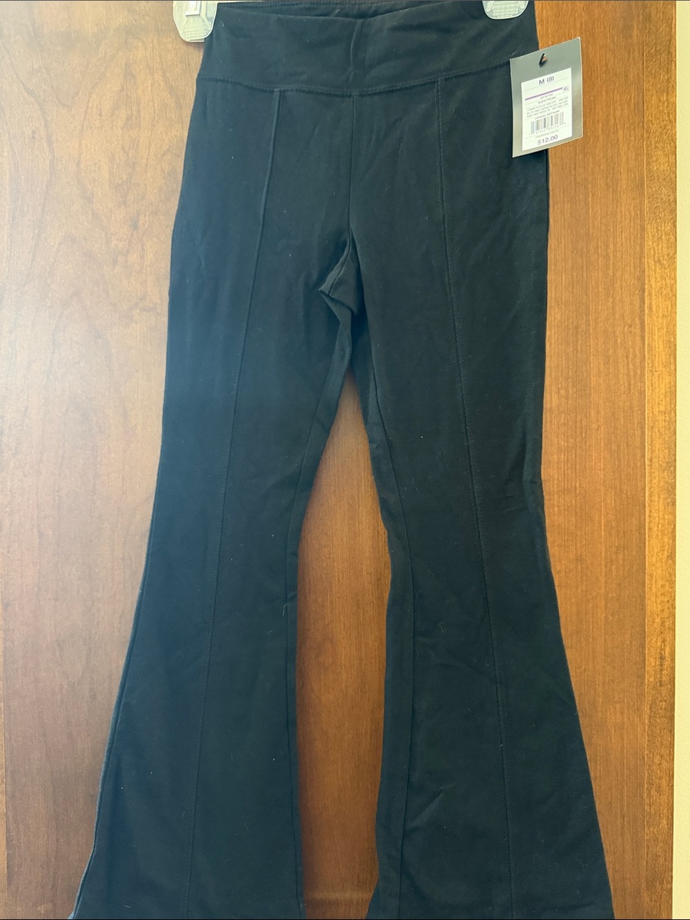 art class Black Flared Sweatpants for Kids